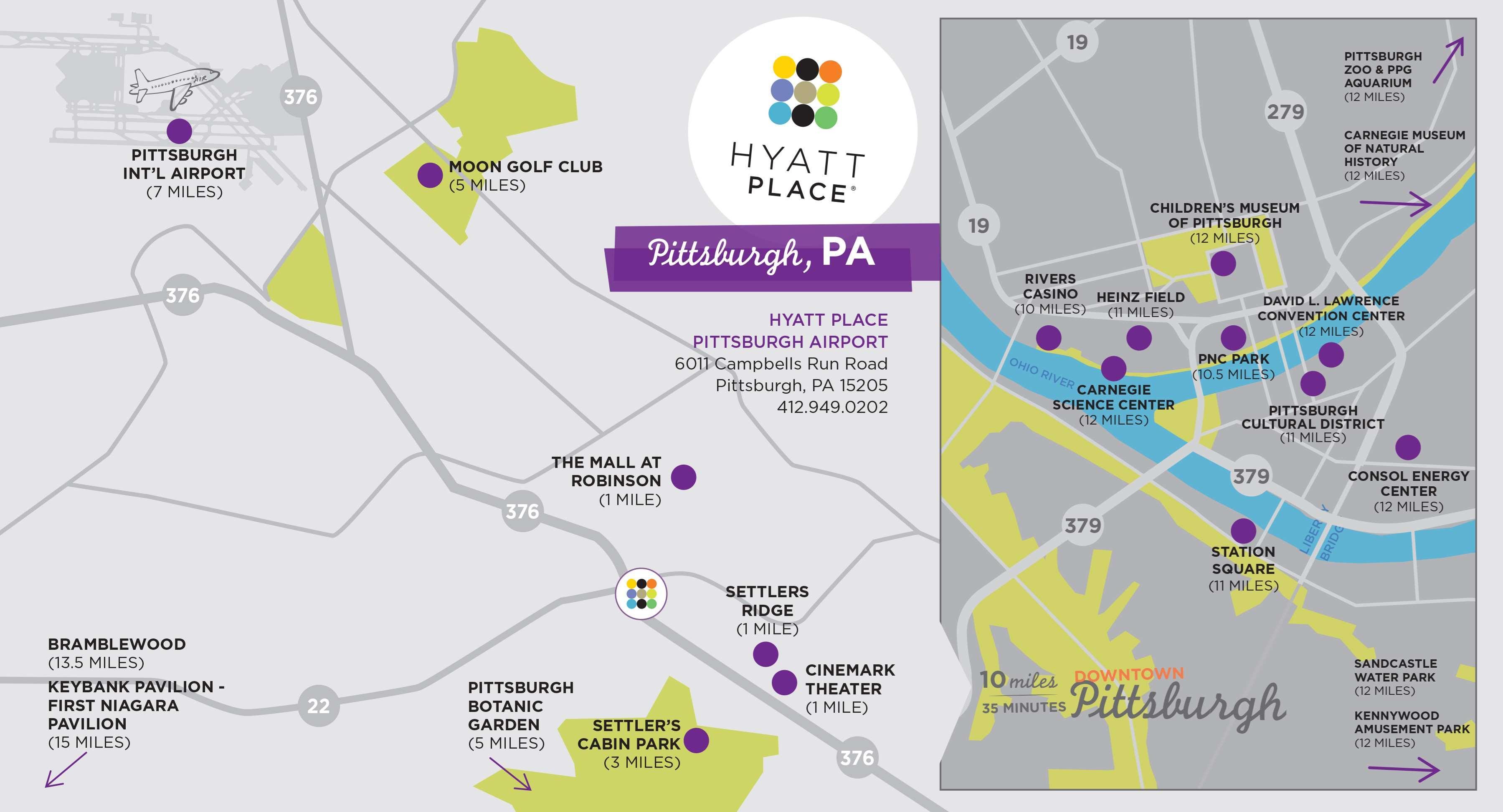 Hyatt Place Pittsburgh Airport - Robinson Mall Robinson Township Exterior foto